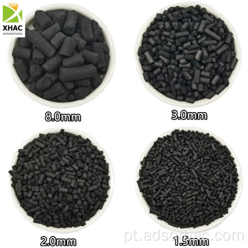 Carbono ativado pelo pellet de fase de vapor 4mm